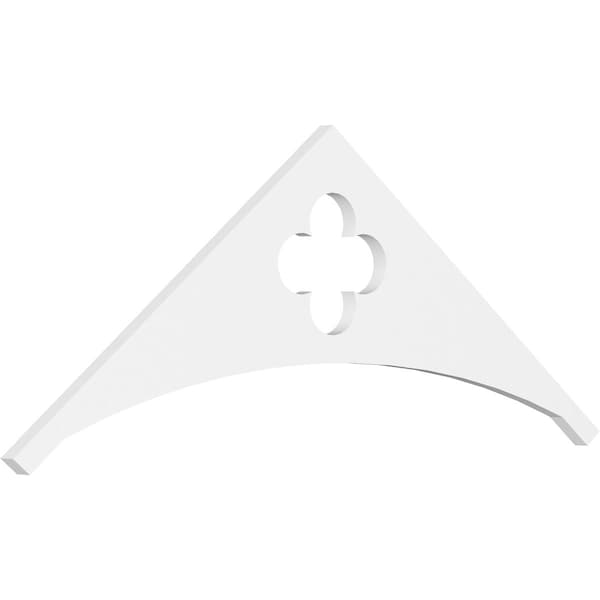 Ekena Millwork Pitch Turner Architectural Grade PVC Gable Pediment, 48"W x 18"H x 1"P (9/12) GPP048X018X100TUR - main